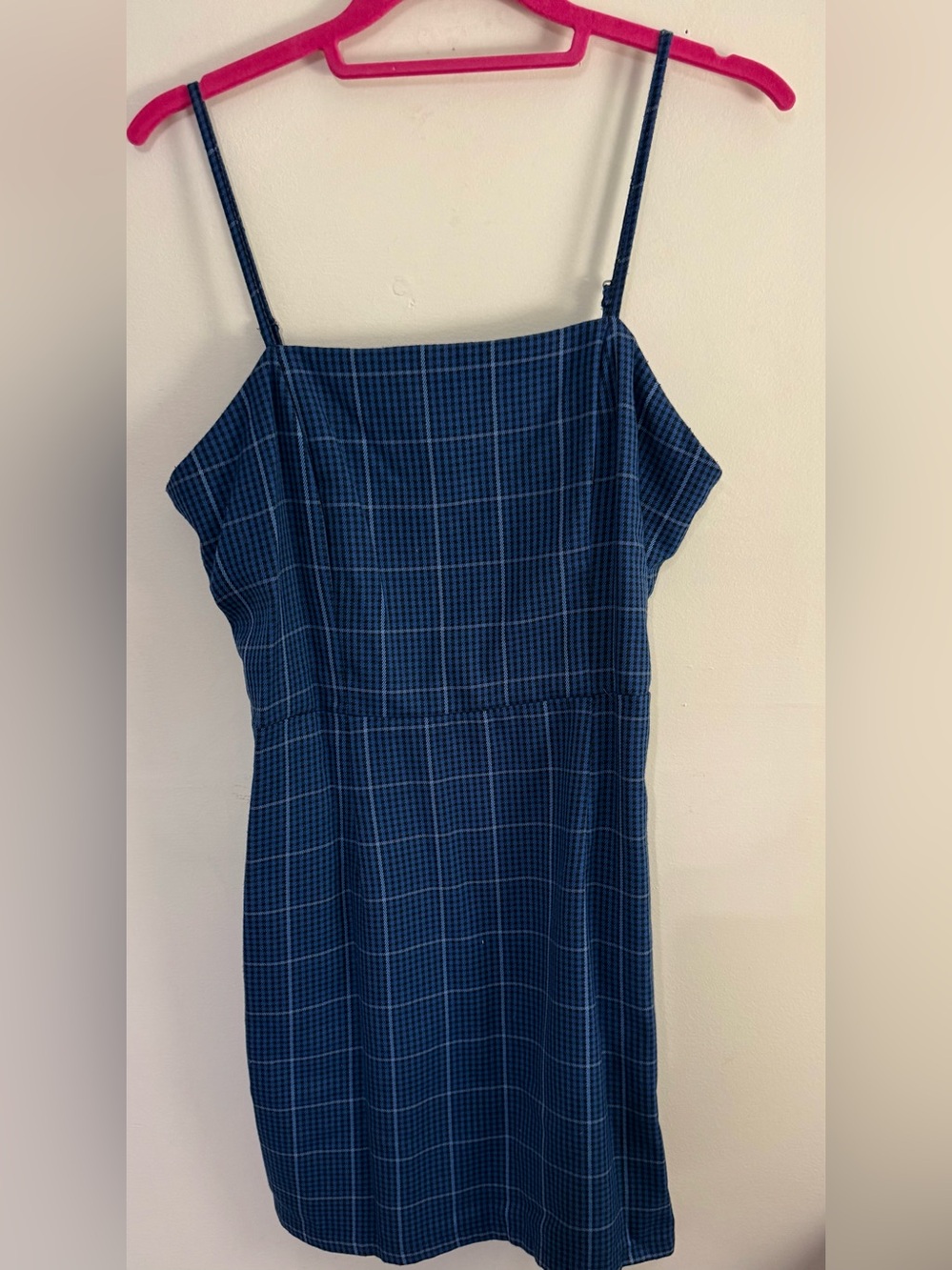 Aeropostale Blue Checkered Mini Dress L